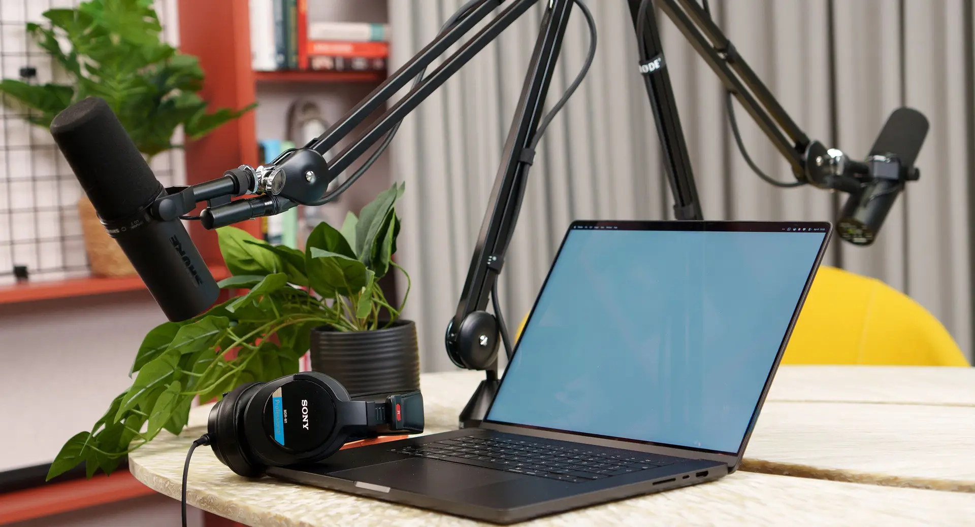 Aufnahmesetup für Audio und Video-Creator